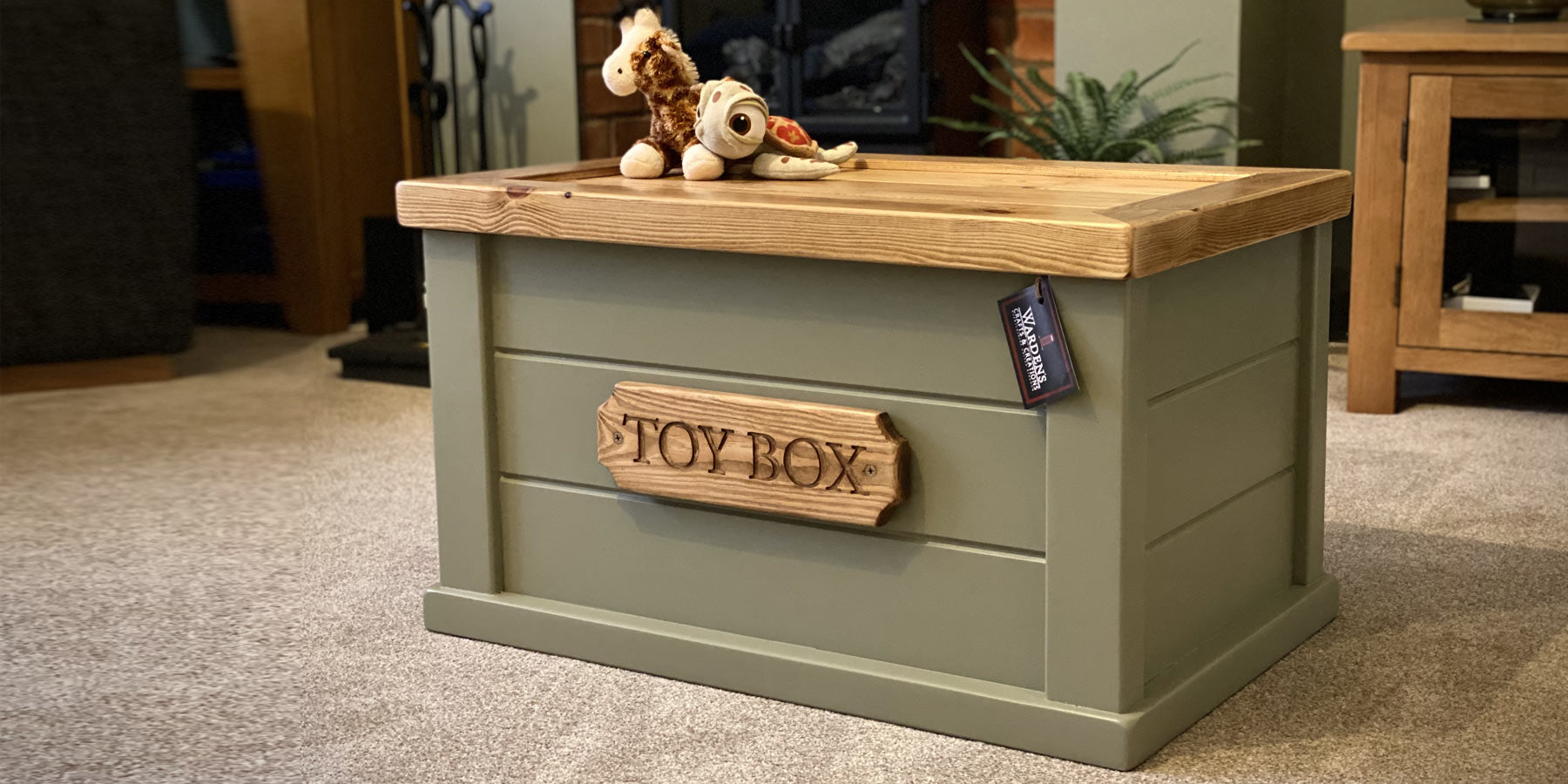 Treron Paint Toy Box - Slideshow - Christmas Gift promotion - Warden's Crafts & Creations