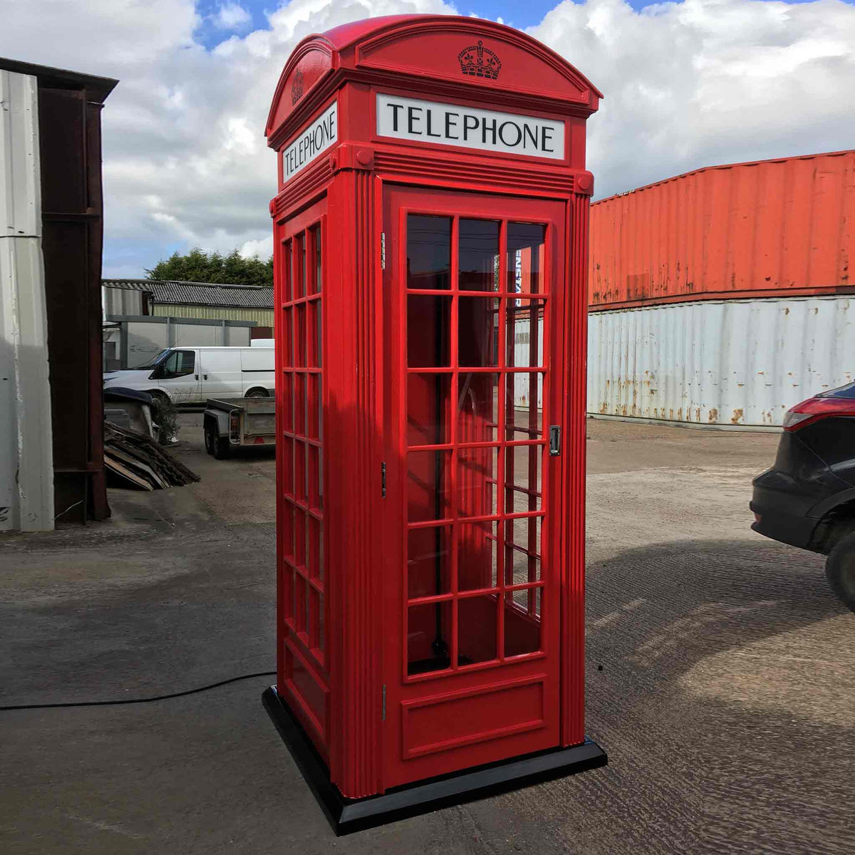 Red Telephone Box | Front View | UK Replica | Warden&#39;s Crafts &amp; Creations